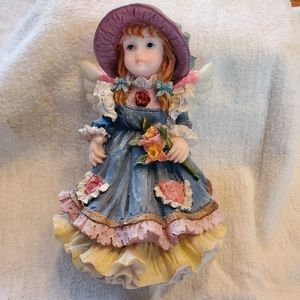 Country Angel Ceramic Figurine